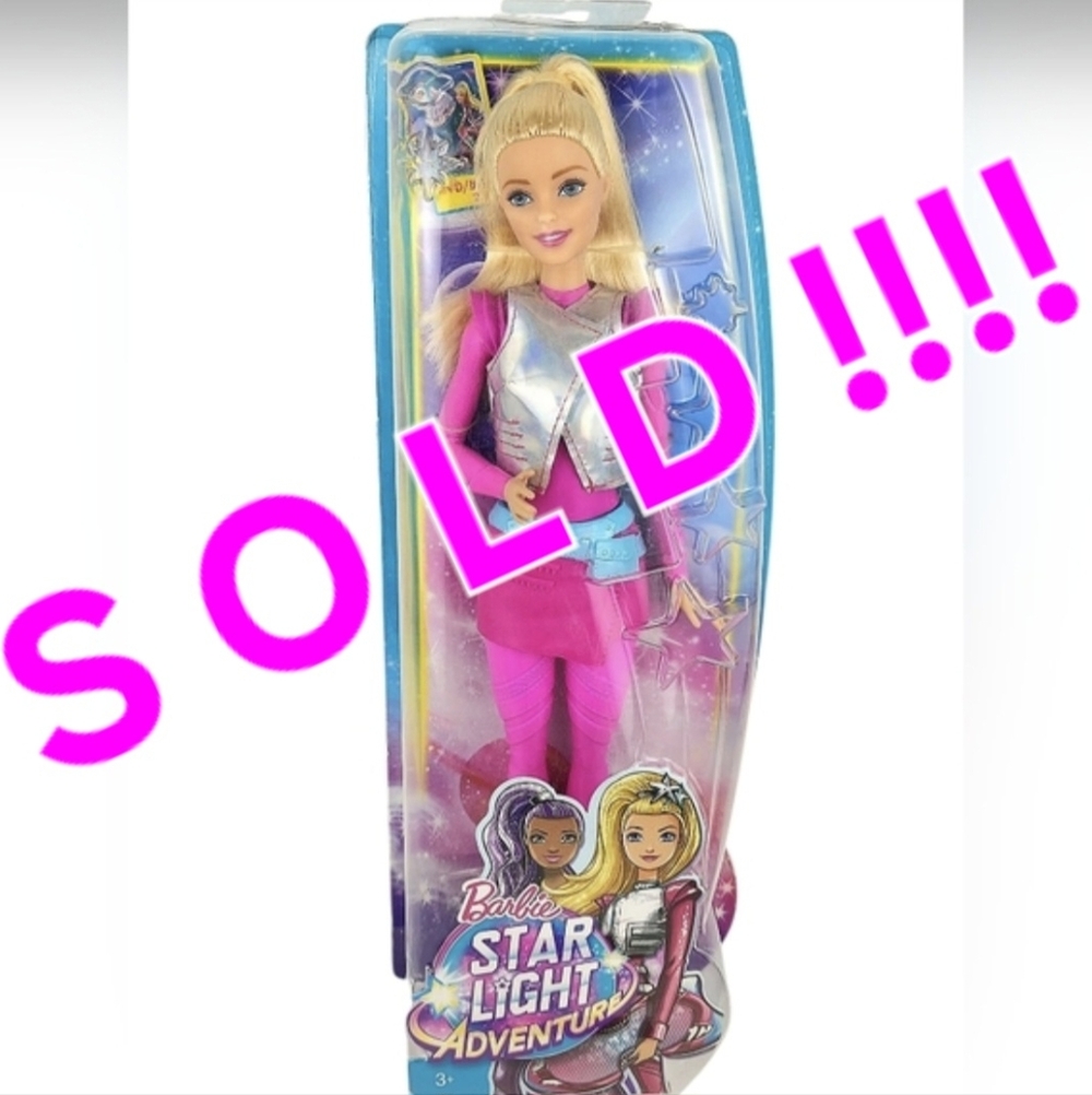 NEW 2015 Barbie Star Light Adventure Doll BARBIE  in Pink Suit Silver Vest